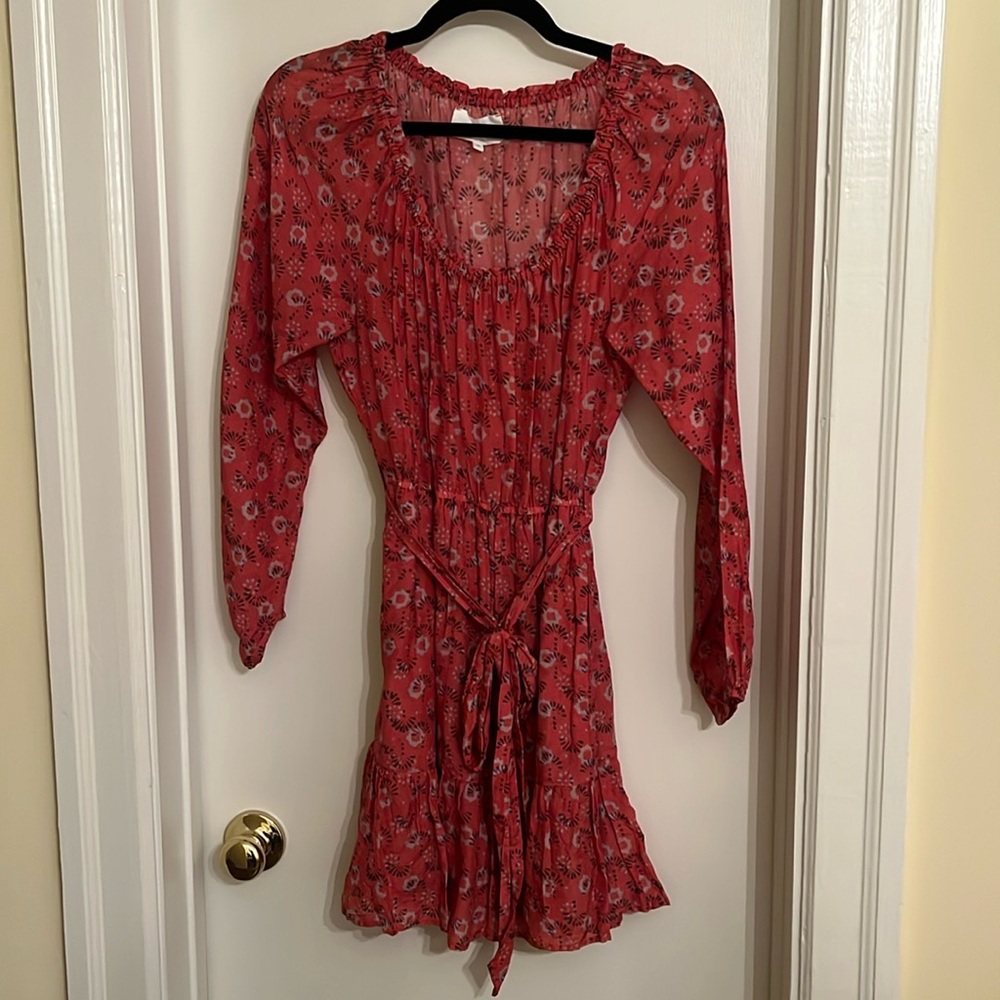 Xirena Red Floral Jia Mini Dress Size XS